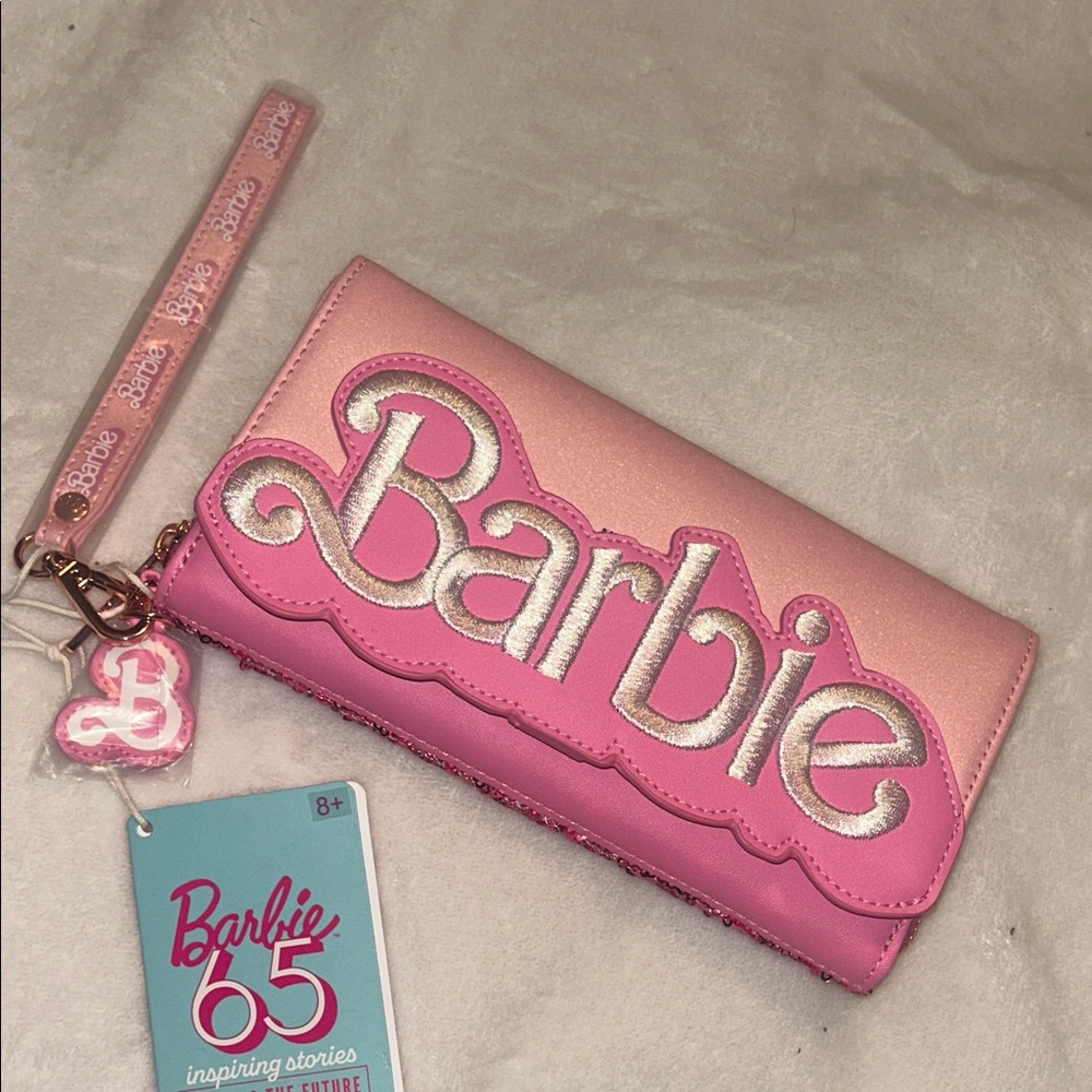 Barbie Pink and Silver Women's Wallet